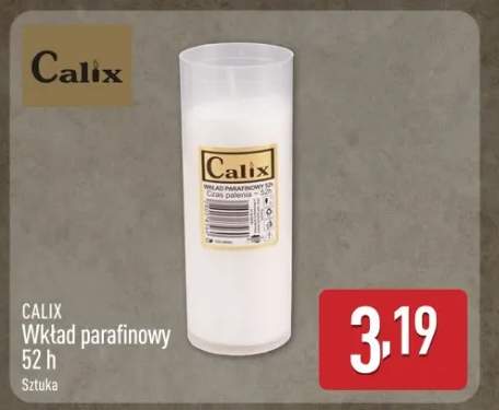 Wkład parafinowy do znicza