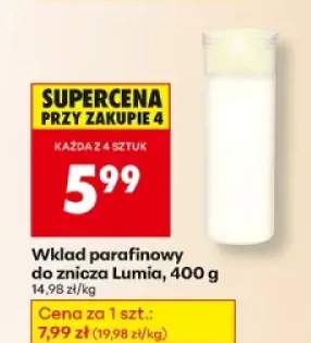 Wkład parafinowy do znicza
