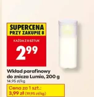 Wkład parafinowy do znicza