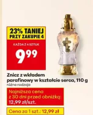 wkład do znicza