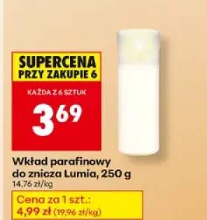 Wkład parafinowy do znicza