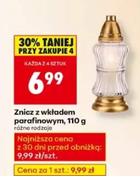 wkład do znicza