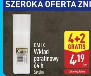 Wkład parafinowy do znicza