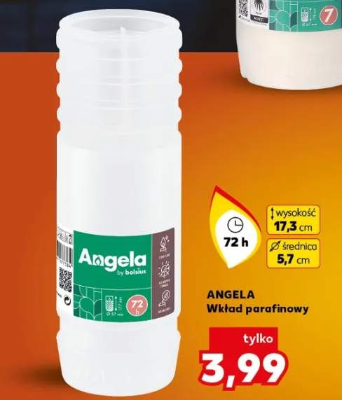 Wkład parafinowy do znicza