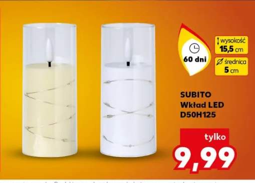 wkład LED do znicza