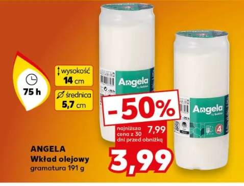 Wkład olejowy do znicza
