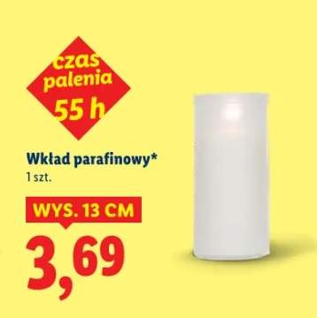 Wkład parafinowy do znicza