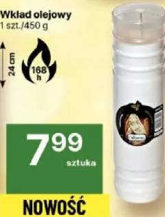 wkład olejowy do znicza
