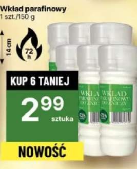 wkład parafinowy do znicza