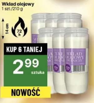 Wkład olejowy do znicza
