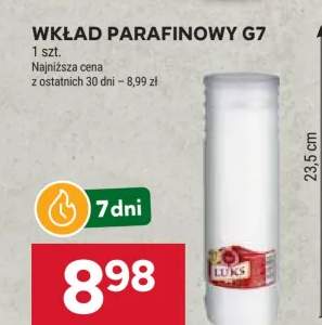 wkład parafinowy do znicza