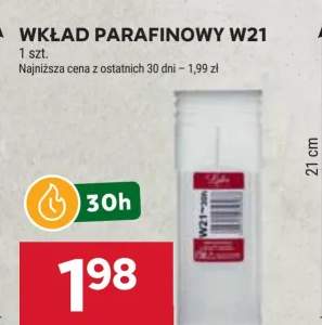 wkład parafinowy do znicza