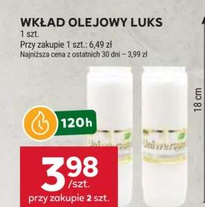 wkład olejowy do znicza