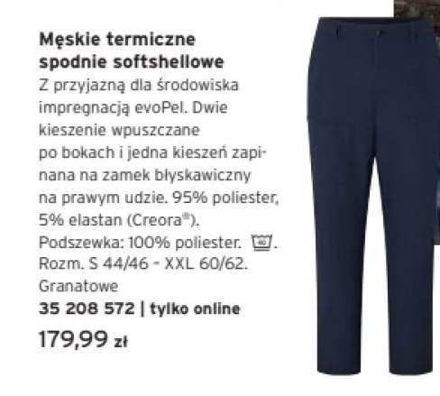 spodnie termiczne