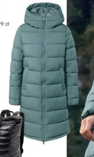 płaszcz pikowany damski