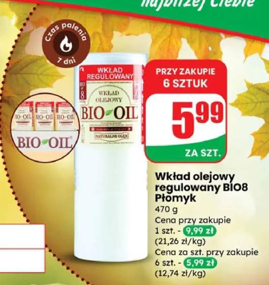 wkład olejowy do znicza