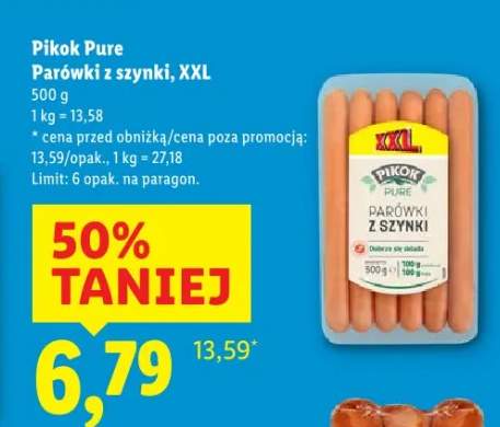 parówki z szynki