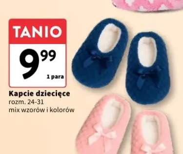 kapcie dziecięce