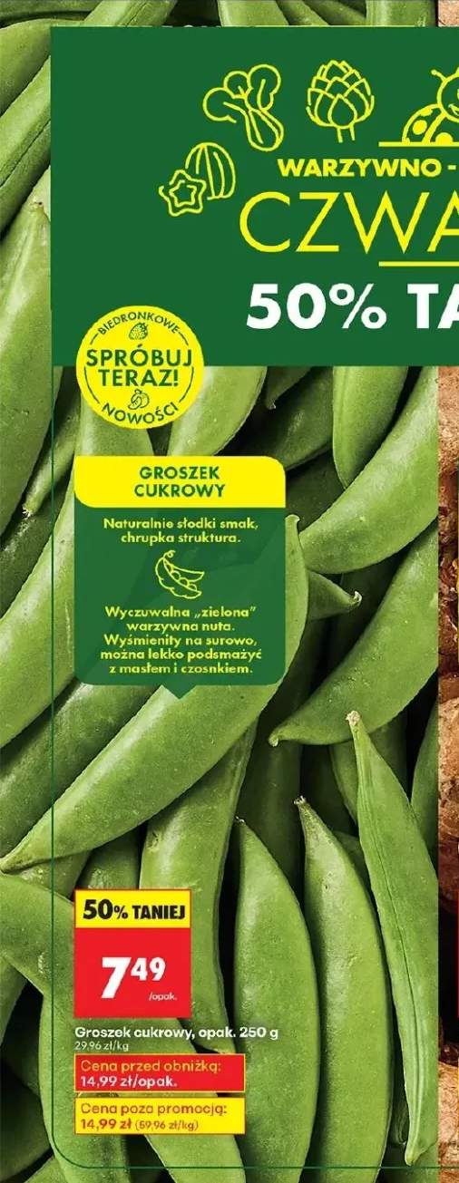 groszek cukrowy