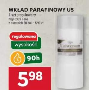 wkład parafinowy do znicza