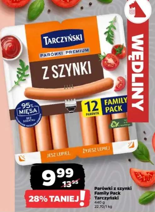 parówki z szynki