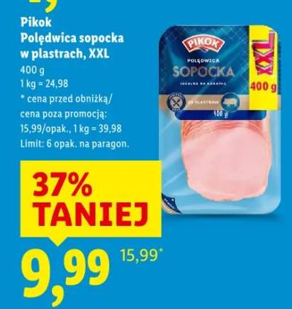 polędwica sopocka w plastrach