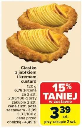 ciastko z jabłkiem