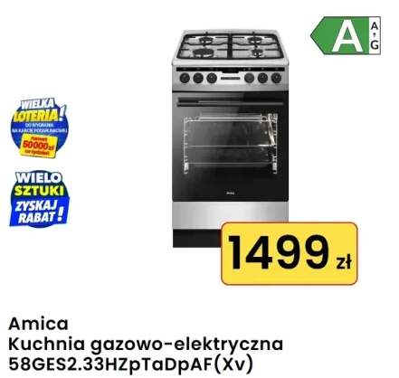 kuchenka gazowo-elektryczna