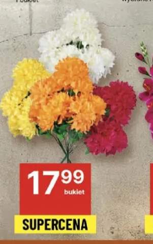 bukiet sztucznych kwiatów