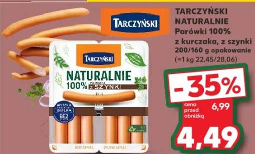 parówki z szynki