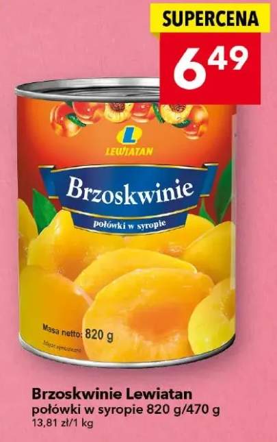 brzoskwinie w syropie