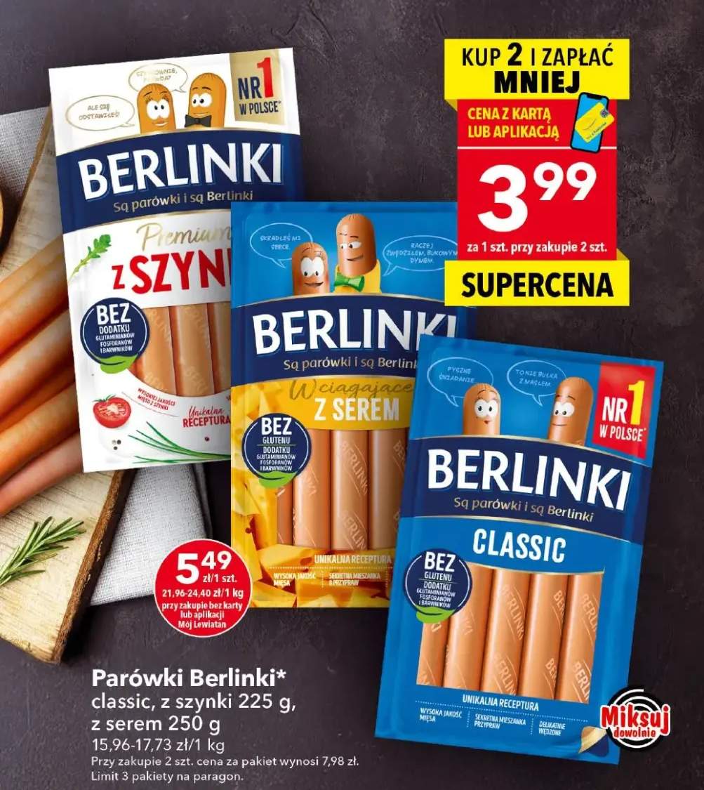 parowki z serem