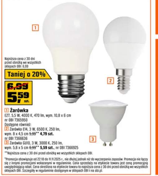 żarówka led