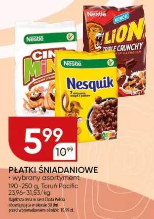 płatki śniadaniowe