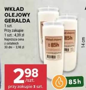 wkład olejowy do znicza
