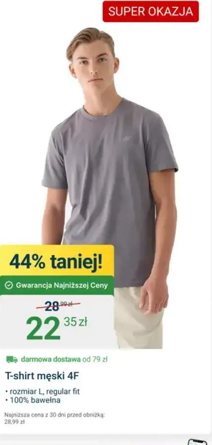 t-shirt męski