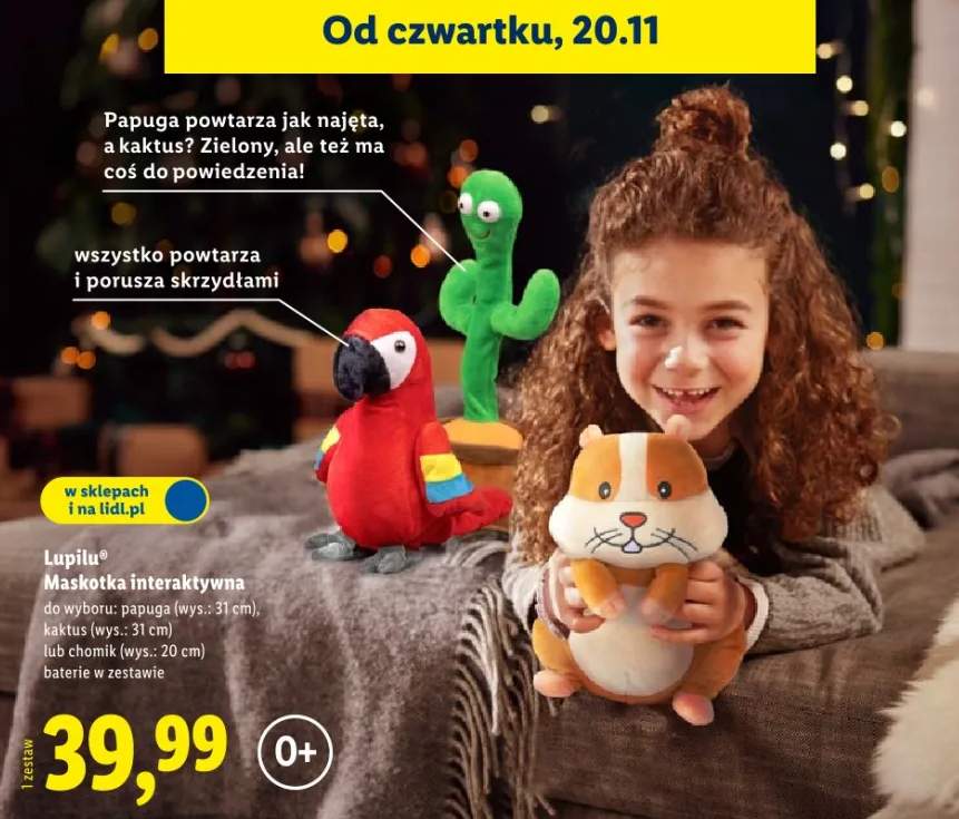 maskotka interaktywna