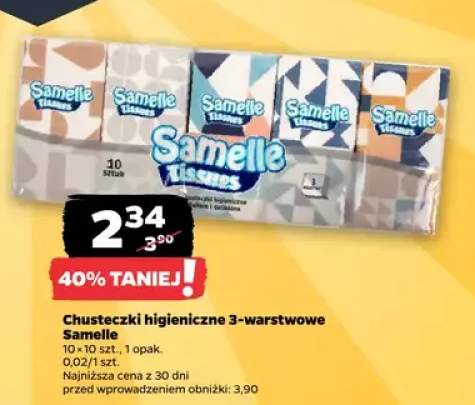 chusteczki higieniczne