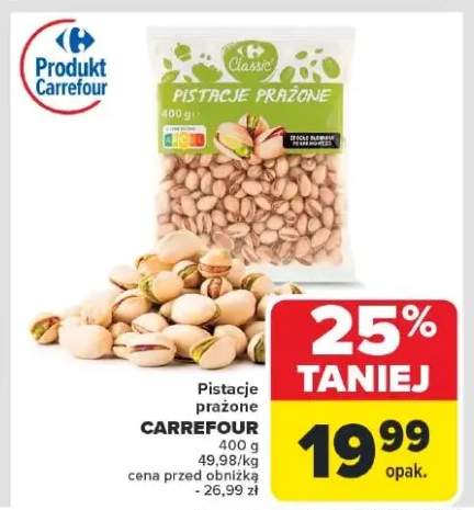pistacje prażone