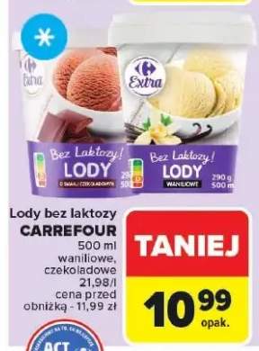 lody bez laktozy