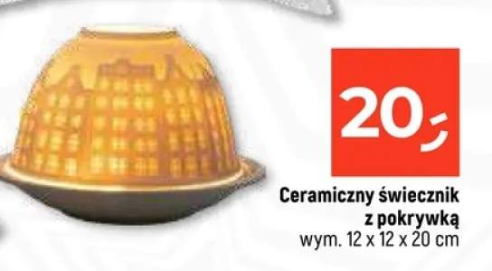 świecznik ceramiczny