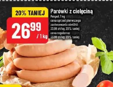 parówki z cielęciną