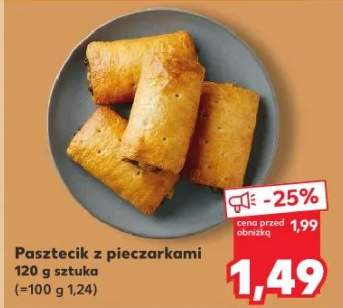 pasztecik z pieczarkami