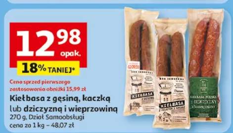 kiełbasa z dziczyzną