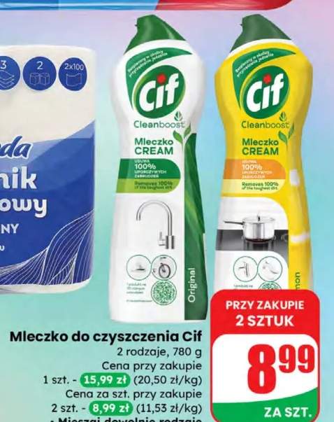 mleczko do czyszczenia