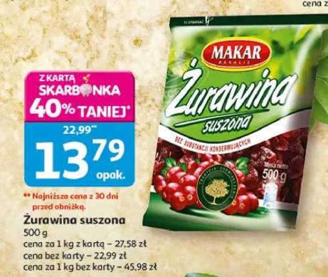 żurawina suszona