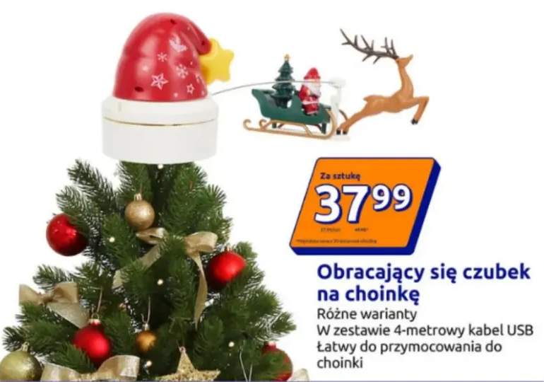 czubek na choinkę