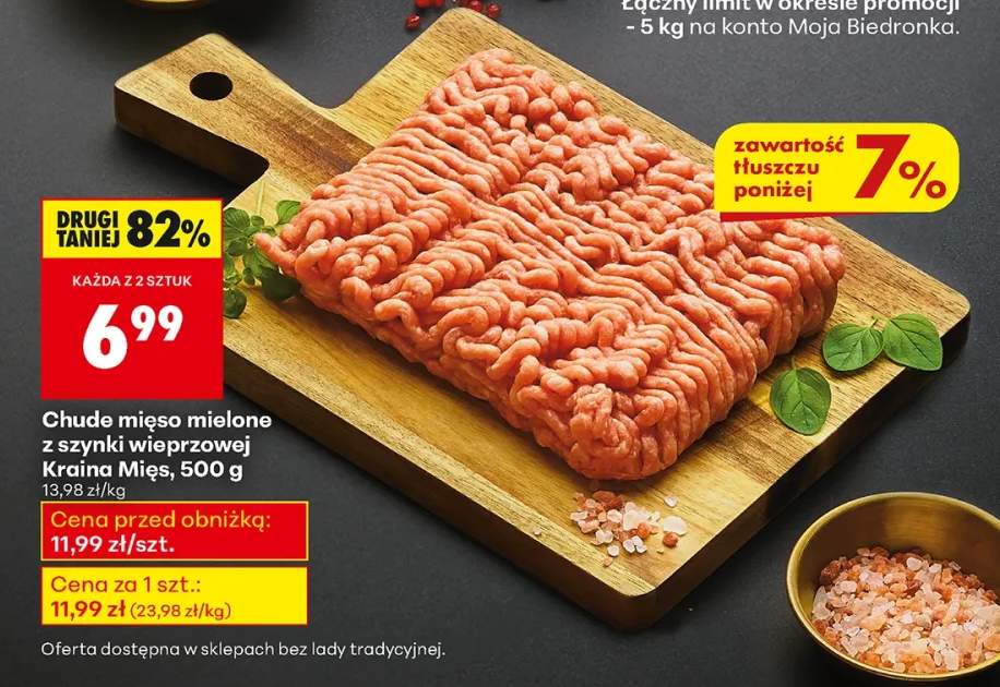 mięso mielone z szynki