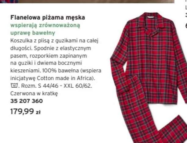 piżama męska
