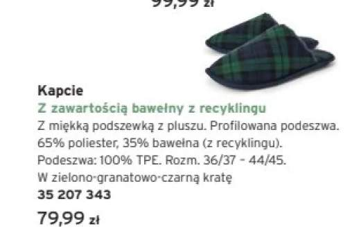 kapcie męskie